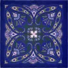 Otway & Orford Men's Green / Pink / Purple 'kaleidoscope' Paisley Silk Pocket Square In Purple, Green & Pink. Full- In Multi
