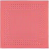 Otway & Orford Men's 'luna' Polka Dot Silk Pocket Square In Dusky Pink With Pale Blue. Full-size. In Pink