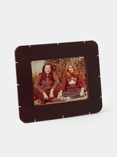 Otzi Studio Billet Leather And Walnut Landscape Photo Frame (7x5")