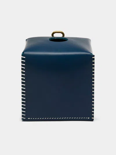 Otzi Studio Eyelet Leather Tissue Box