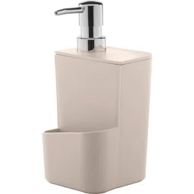 Ou Durable Kitchen Soap Dispenser Organizer With Sponge Holder And Drainage, 22 oz In Brown