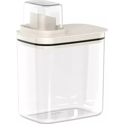 Ou Durable Liquid Laundry Detergent Dispenser Organizer With Measuring Cap, 50 oz In White