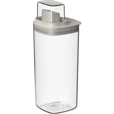 Ou Versatile 50 oz Clear Airtight Laundry Detergent Dispenser With Measuring Cap In Beige