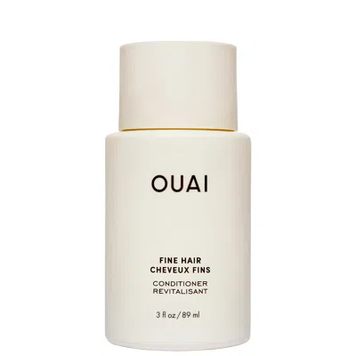 Ouai Fine Conditioner Travel Size 89ml In White