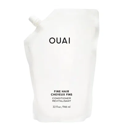 Ouai Fine Hair Conditioner Refill In White