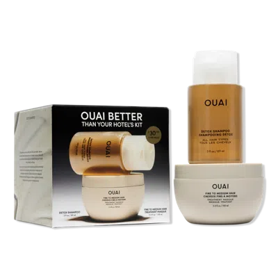 Ouai Limited Edition Detox Shampoo & Fine To Medium Treatment Mask Kit