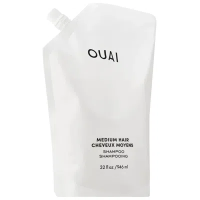 Ouai Medium Hair Shampoo 32 oz/ 946 ml In Transparent
