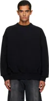 Ouat Black Astro Spalding Sweatshirt In Black