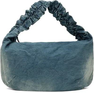 Ouat Blue Office Denim Tote In Navy