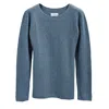 Oubas Women's Tricot De Peau, Fine Merino Wool Base Layer In Indigo Blue