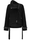 Oude Waag Asymmetric Jacket In 黑色