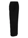 Oude Waag Draped Maxi Skirt In Black
