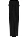 Oude Waag Draped Maxi Skirt In Black