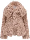 Oude Waag Faux-fur Jacket In 粉色