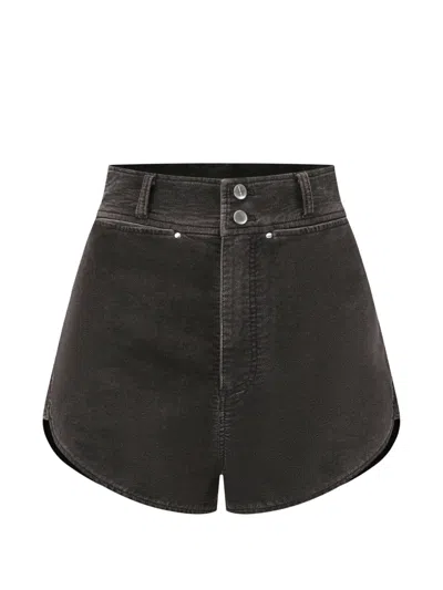 Oude Waag High-waisted Shorts In Black