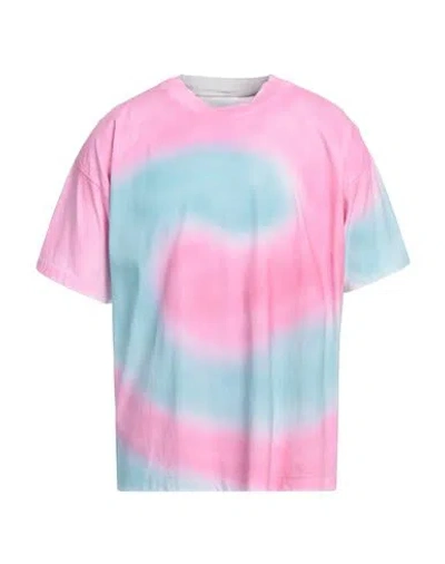 Ouest Paris Man T-shirt Pink Size M Cotton