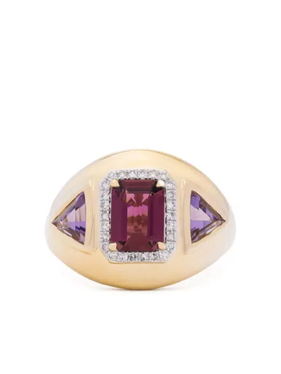 Ouf! 14k Yellow Gold Multi-stone Ring