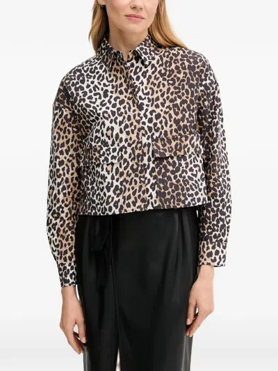 Ouí Animal-print Shirt In Multi
