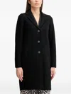Ouí Button Coat In Black