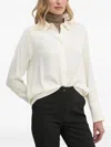 Ouí Buttoned Patterned Shirt In White