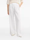 Ouí Elasticated Trousers In White