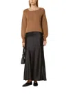 Ouí Knit Pullover Sweater In Camel In Brown