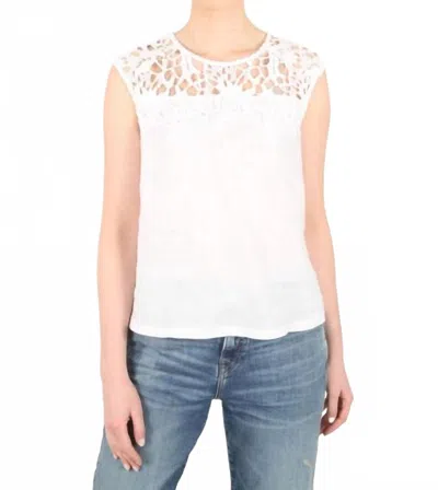 Ouí Lace Top In Off White