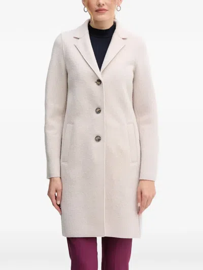 Ouí Mayson Single-breasted Coat In White