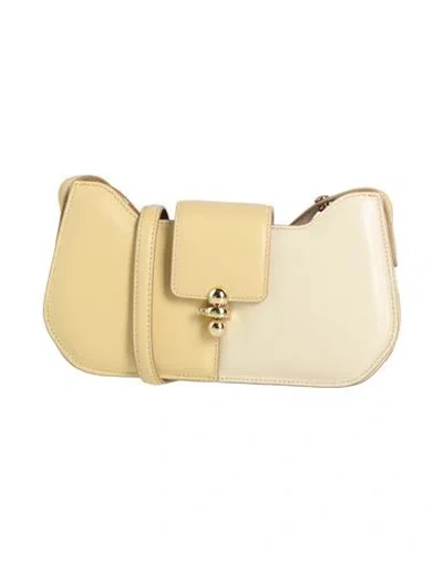 Oui Oui Woman Cross-body Bag Beige Size - Cow Leather