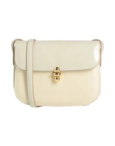Oui Oui Woman Cross-body Bag Cream Size - Leather