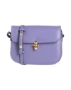 Oui Oui Woman Cross-body Bag Purple Size - Leather