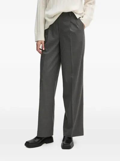 Ouí Pleated Trousers In Gray