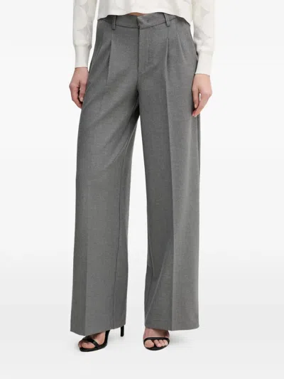 Ouí Pleated Trousers In Gray