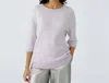 Ouí Round Neck Jumper In Lilac