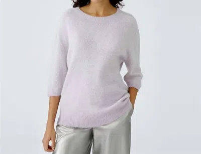 Ouí Round Neck Jumper In Lilac