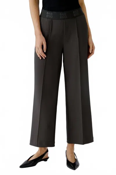 Ouí Seamed Pull On Pant In Espresso In Brown
