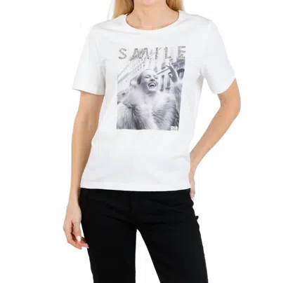 Ouí Smile Tee In Cloud Dancer In White