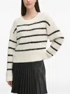 Ouí Striped-pattern Sweater In Multi