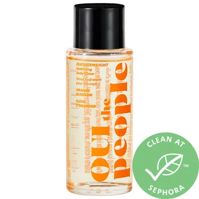 Oui The People Featherweight Hydrating Body Gloss Oil With Squalane Orange Blossom 3.3 oz / 98 ml In White