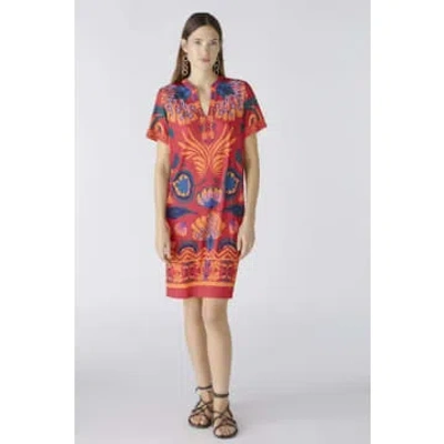 Ouí Oui Tropical Print Tunic Dress In Multi