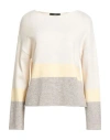Ouí Woman Sweater Ivory Size 6 Polyamide, Wool, Viscose, Polyacrylic, Polyester