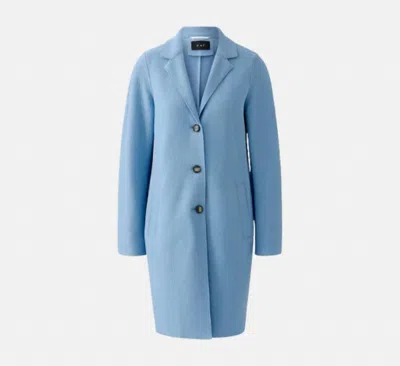 Ouí Women's Double Face Wool Coat In Celestial Blue