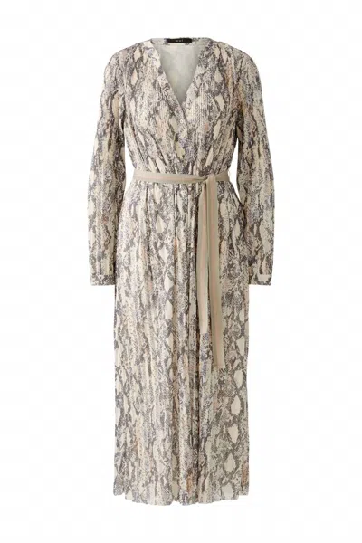 Ouí Women's Sparkle Maxi Dress In Light Stone Grey In Brown