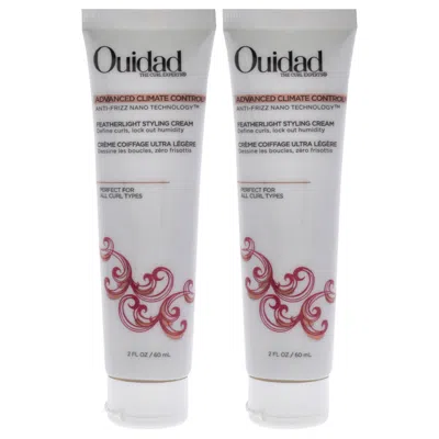 Ouidad Advanced Climate Control Featherlight Styling Cream By  For Unisex - 2 oz Cream - Pack Of 2 In Gray