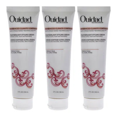 OUIDAD ADVANCED CLIMATE CONTROL FEATHERLIGHT STYLING CREAM BY OUIDAD FOR UNISEX - 2 OZ CREAM - PACK OF 3