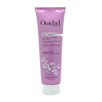 Ouidad Coil Infusion Give A Boost Styling+shaping Gel Hair Cream 8.5 Oz. In Pink