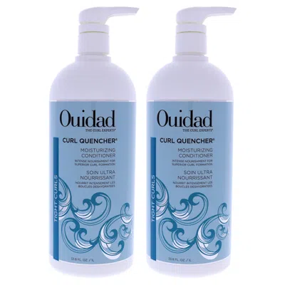 Ouidad Curl Quencher Moisturizing Conditioner By  For Unisex - 33.8 oz Conditioner - Pack Of 2 In Transparent