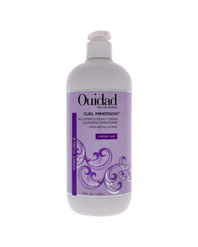 Ouidad Unisex 16oz Curl Immersion No-lather Coconut Cream Cleansing Conditioner In Purple
