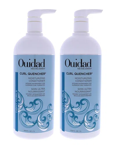 Ouidad Unisex 33.8oz Curl Quencher Moisturizing Conditioner - Pack Of 2 In Transparent