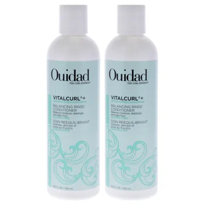 Ouidad Vitalcurl Plus Balancing Rinse Conditioner By  For Unisex - 8.5 oz Conditioner - Pack Of 2 In Green